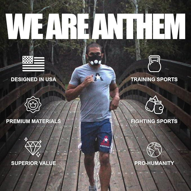 Anthem Athletics Muay Thai Shorts - Kickboxing Short Boxing Trunks for Men & Women - 50/50 Classic Infinity Resolute