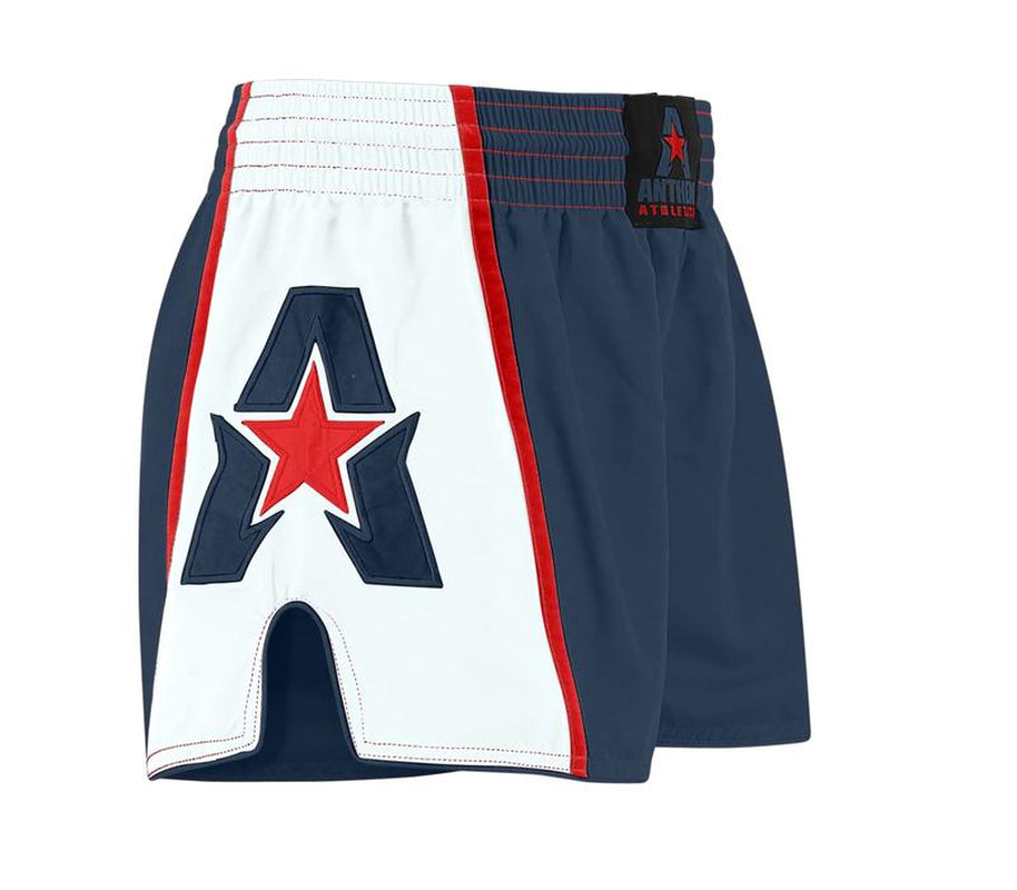 Anthem Athletics Muay Thai Shorts - Kickboxing Short Boxing Trunks for Men & Women - 50/50 Classic Infinity Resolute