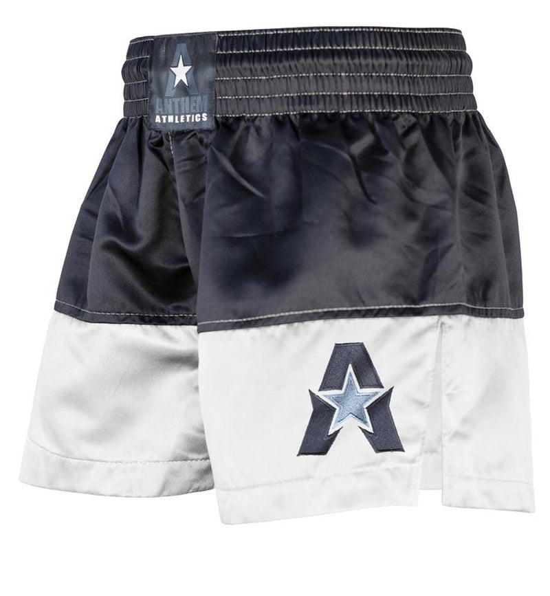 Anthem Athletics Muay Thai Shorts - Kickboxing Short Boxing Trunks for Men & Women - 50/50 Classic Infinity Resolute