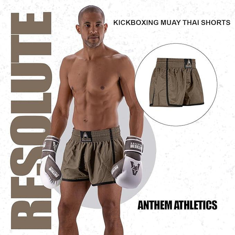 Anthem Athletics Muay Thai Shorts - Kickboxing Short Boxing Trunks for Men & Women - 50/50 Classic Infinity Resolute